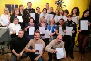  У студії UA: Українське радіо Запоріжжя написали диктант національної єдності.